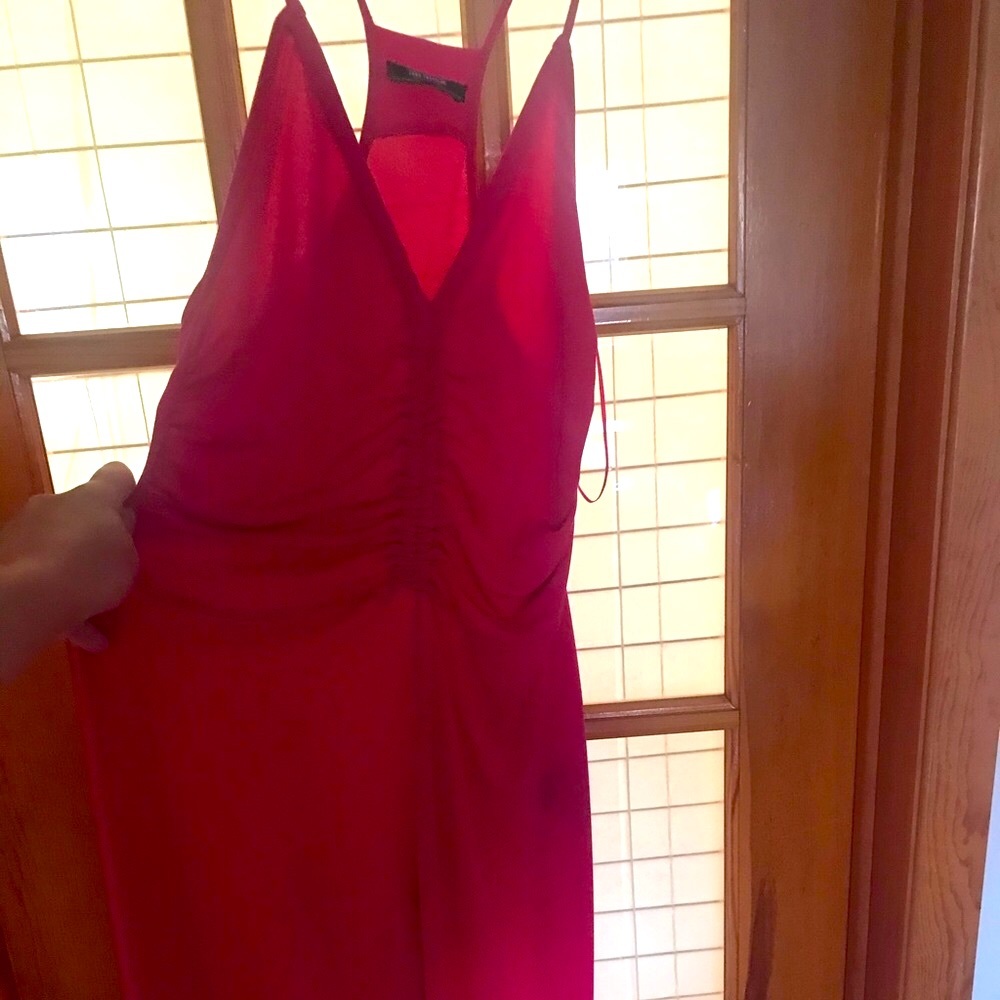 Magenta Zara jumpsuit made in Moroco NWOT, strechy